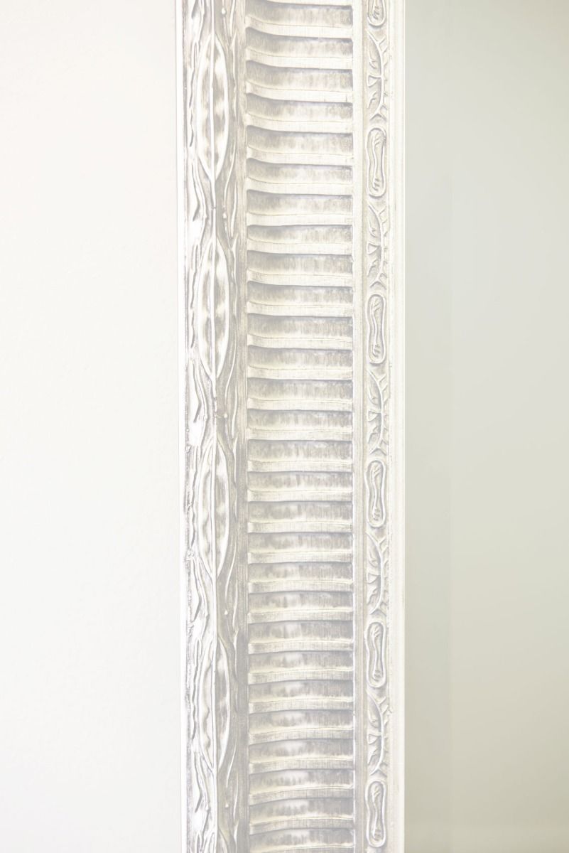 Carrington Baroque Vintage White Antique Design Large Leaner Mirror 203 x 142 CM