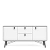 Axton Longwood Sideboard 2 Doors + 2 Drawers In Matt White