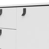 Axton Longwood Sideboard 2 Doors + 2 Drawers In Matt White