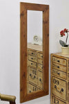 Carrington Dark Natural Wood Dress Mirror 142 x 51 CM