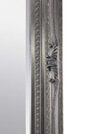 Carved Louis Silver Large Leaner Mirror 185 x 123 CM