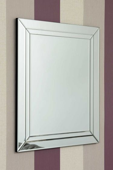Carrington All Glass Mirror 68 x 58 CM