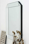 Carrington All Glass Angled Frame Modern Mirror 121 x 80 CM