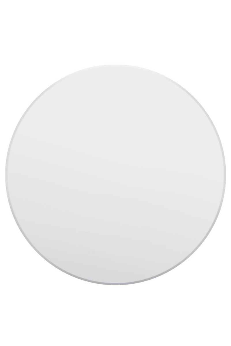 Carrington All Glass Bevelled Classic Design Round Mirror 110 x 110CM