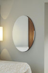 Carrington All Glass Bevelled Classic Design Round Mirror 110 x 110CM